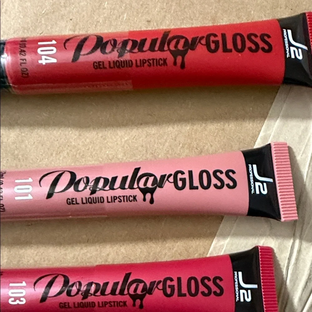 Popular Gloss Gel Liquid Lipstick Set